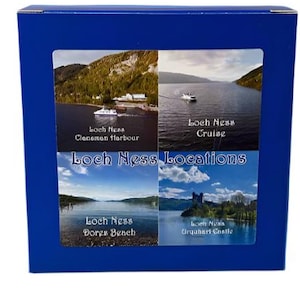 Loch Ness Slate Coaster: Scottish Highlands Souvenir