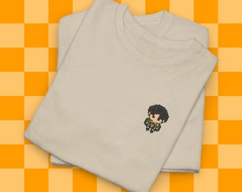 Pixel Lineup Anime Men Shirt, Devils of Paradis, Soldier, Unisex Heavy Cotton Tee