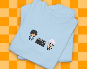 Dive Back In Time Pixel Lineup Anime Shirt, Donghua Shirt, Unisex Heavy Cotton Tee