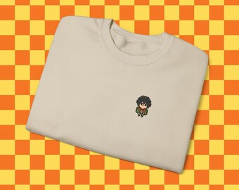 Pixel Lineup Anime Women shirt, Devils of Paradis, soldier, Unisex Heavy Blend™ Crewneck Sweatshirt
