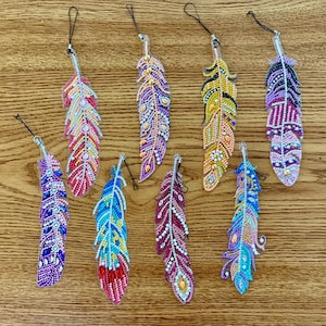Feather bookmark