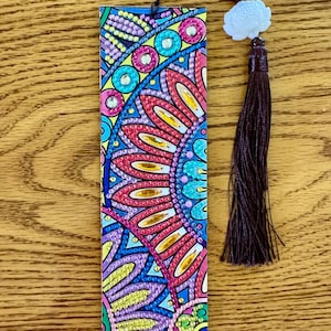 Diamond painting bookmark