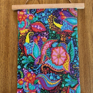 Flower diamond painting