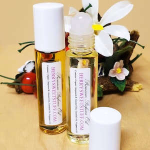 Vanilla Musk Perfume Oil Fragrance Scent Roll on Vegan Creamy Musky Cologne Skin Aroma Aromatherapy Paraben-free Scented Berrysweet Stuff