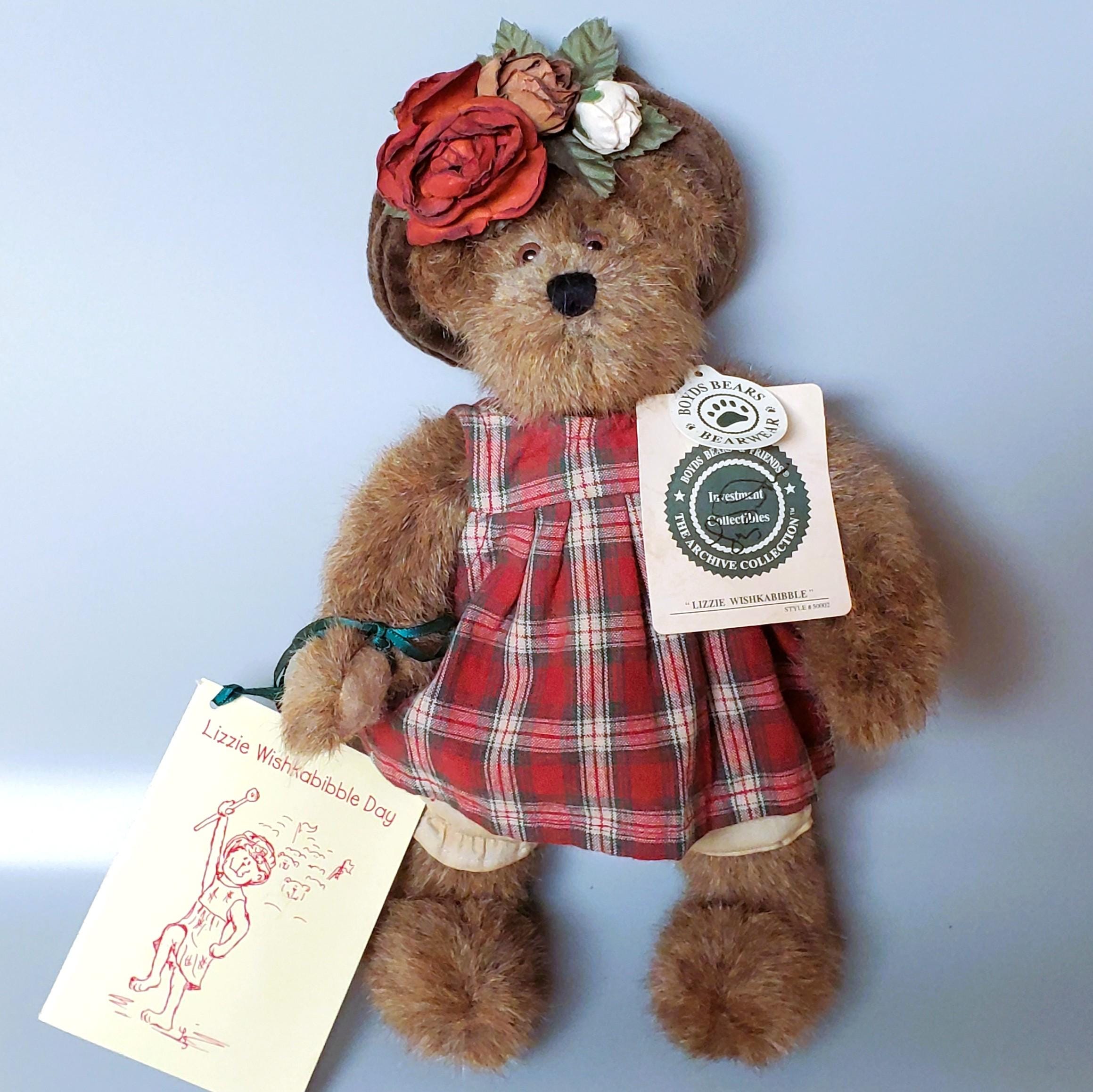 Boyds Bears and Friends Lizzie Wishkabibble Plush, NEW WITH TAGS