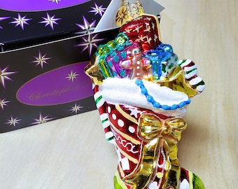 Vintage Christopher Radko Disney Blown Glass Christmas Ornament