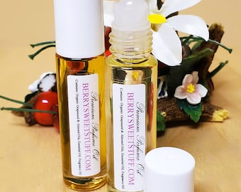 Perfume Oil, SELECT ANY 2 Bottles of Fragrance Scent, Roll on Cologne Vegan Paraben-Free Berrysweet Stuff