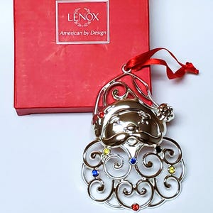 Lenox Santa Claus - Etsy