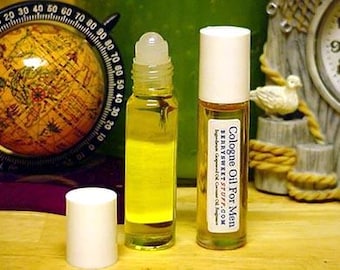 Mens Cologne Oil, SELECT ANY 3 Bottles of Fragrance Scent, Roll on Cologne Vegan Paraben-Free Masculine Scented by Berrysweet Stuff