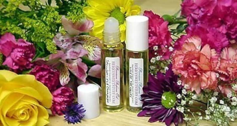 Gardenia Perfume Oil Fragrance Roll on Scent Vegan Spring White Flowers Floral Cologne Glass Bottle Scented Aroma Aromatherapy Paraben-free image 1