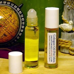 Lemon Musk Cologne Oil Fragrance Perfume Scent for Men Handmade Masculine Scented Skin Man Vegan Aroma Aromatherapy Citrus Dad Paraben-free