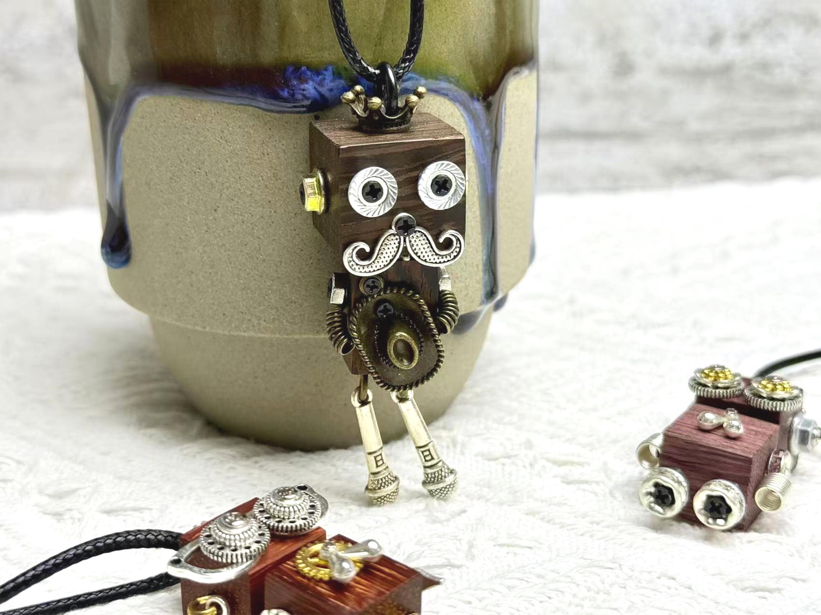 バッグチャーム SOFT ROBOT BAG PENDANT Robot Bag Charm - Etsy