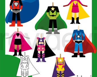Kid Superhero Body Clipart Kid Superhero Body Clipart