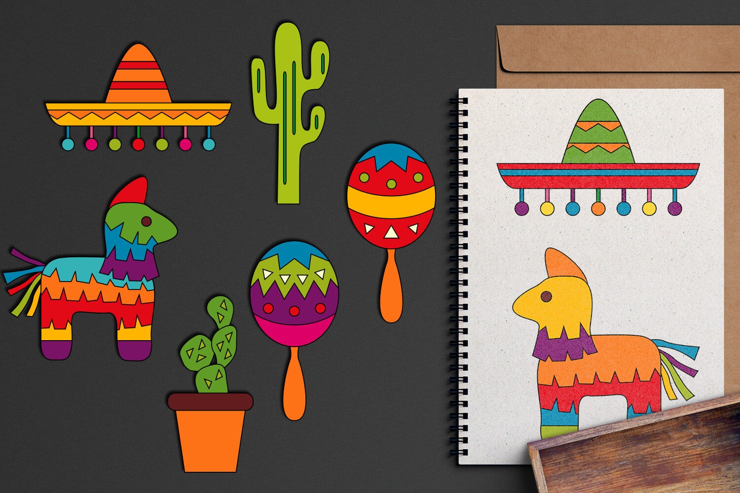 Cinco de mayo clipart sale / Mexican Fiesta clip art | Etsy