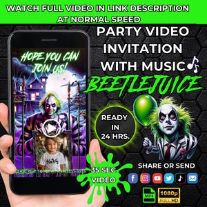 Beetle Video Invitation | party | Beetle Birthday Party | Any Occasion