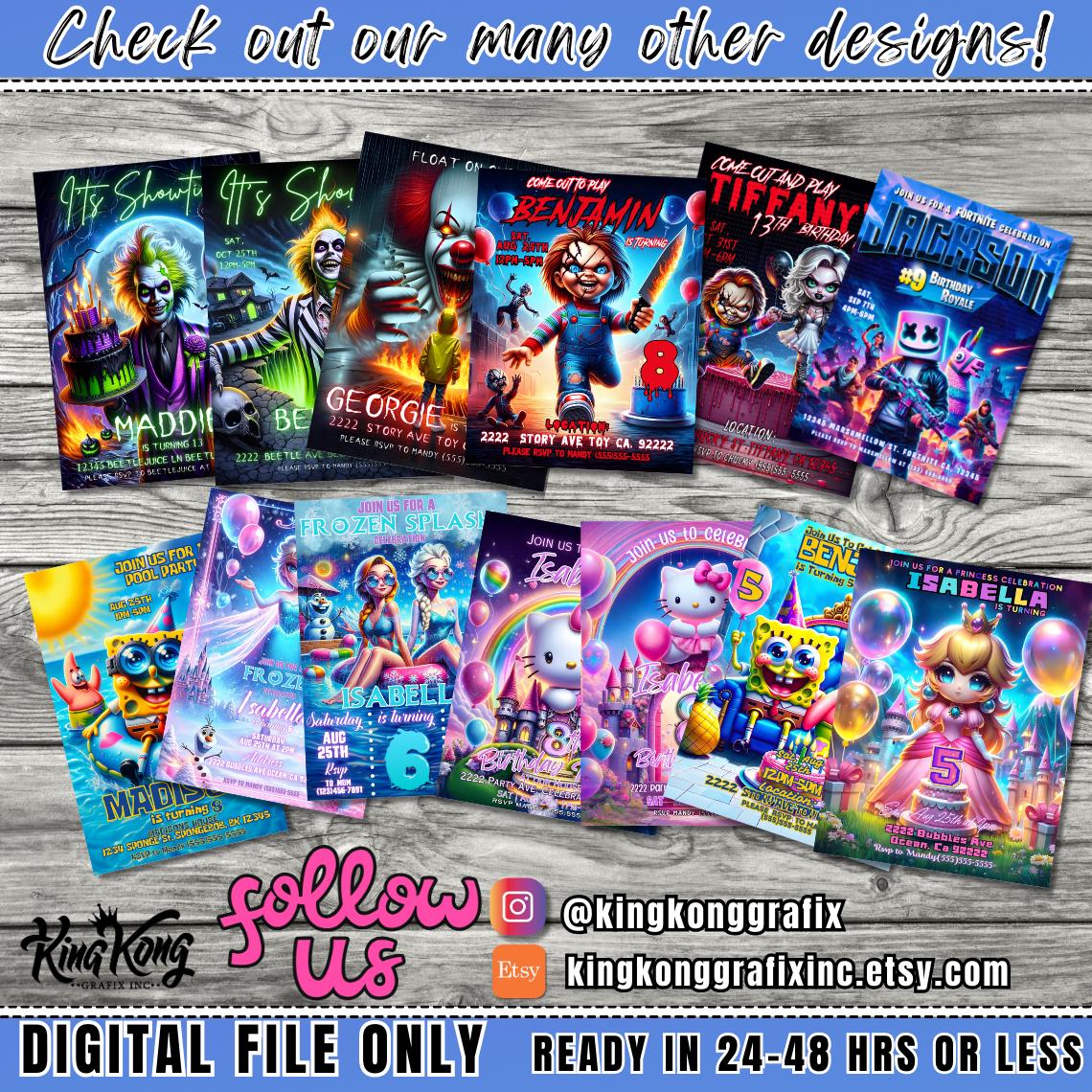 Custom Minecraft Video Invitation – Delivered in 24–48hrs