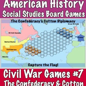 Civil War Board Games #7 The Confederacy and Cotton (King Cotton)