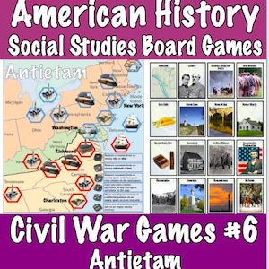 Civil War Board Games #6 Antietam (Social Studies, American History)