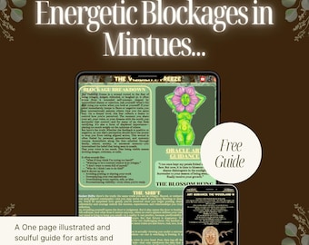 Self-Doubt Blockage Map | One-Page Healing Guide for First-Gen & BIPOC Artists + Entrepreneurs