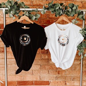 Mystic Moon And Sun Shirt, Mystical Moon Phase Shirt, Moon Phase T-Shirt, Boho Vintage Moon Shirt, Celestial Moon Shirt, Spiritual T-Shirt