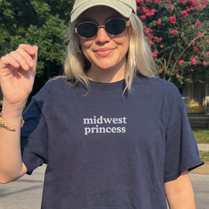 Midwest Princess Shirt, Cute Midwest Women's, Funny Oversized T-Shirt, Casual Summer Shirt, Cute Gift Shirt, Queer Lesbian Gay Shirt