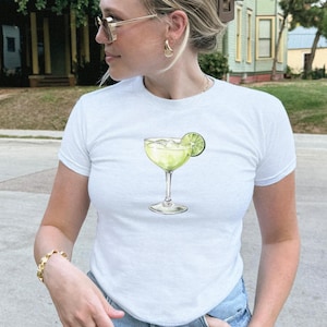 Margarita Baby Tee, Margs Crop Top, Mexico Bachelorette Baby Tee, Cinco De Mayo Baby Tee, Cute Cocktail Shirt, Save Water Drink Tequila