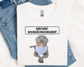 とんでもない巨根のトゥインクスTシャツ、激アツな面白いゲイTシャツ、アンヒンジド・クィアTシャツ、プライドグッズ、フェムボーイTシャツ、彼氏へのサフィックLGBTギフト