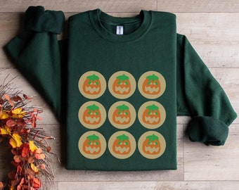 Halloween Sugar Cookie Sweatshirt, Pumpkin Smells | Spooky Season Sweatshirt, Halloween Baker Crewneck, Halloween Gift Idea, Y2K Childhood