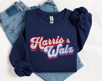Sweat Kamala Harris Tim Walz 2024, pull Madame la Présidente, pull Kamala Rally, Élection présidentielle 2024, Anti-Trump, Féministe