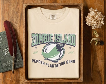 Zombie Island Tee Hex Girls 90s Halloween T-Shirt, Comfort Colors Vintage Movie Shirt, Halloween Party 2024 Shirt, Y2K Halloween, Funny