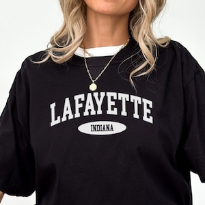 Lafayette, Indiana Shirt |  Indiana Tee, West Lafayette IN Shirt, Indiana Shirt, Hoosiers, College Gift, Midwest Gift