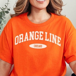 Chicago Gift Orange Line Shirt, Chicago Neighborhood, Chicago Pride, Chitown, Windy City, Cubs, White Sox, Chicago Gift, Midwest