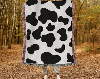 【新品未使用未開封】牛柄フリンジ付き毛布 il_340x270.6291482790_3ibc.jpg