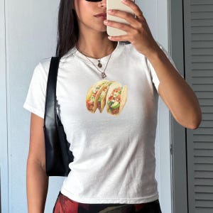 Tacos Baby Tee, Margs Crop Top, Mexico Bachelorette Baby Tee, Cinco De Mayo Baby Tee, Cute Taco Shirt, Save Water Drink Tequila