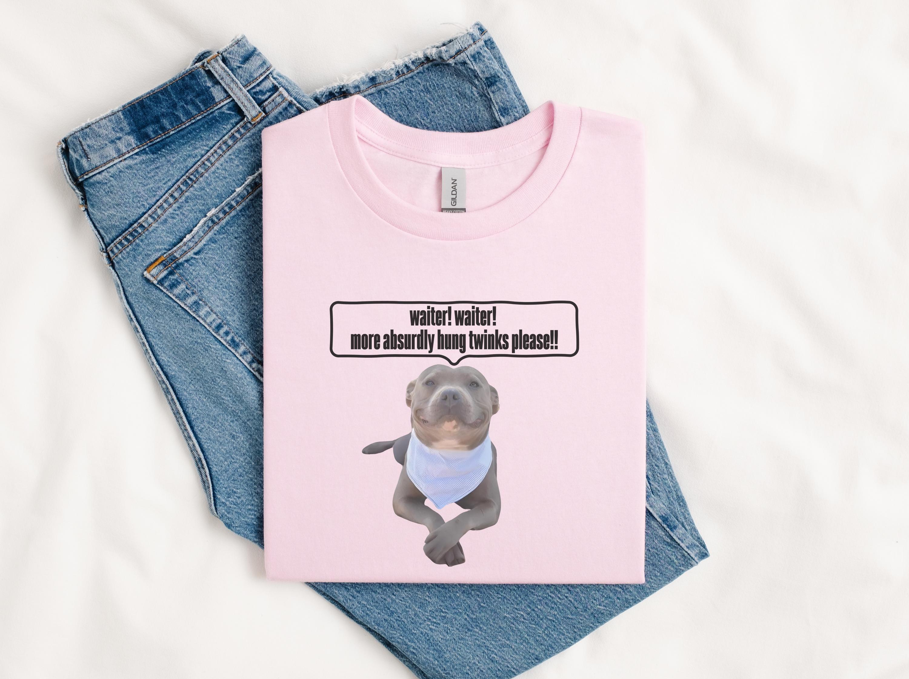 とんでもない巨根のトゥインクスTシャツ、激アツな面白いゲイTシャツ