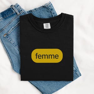Femboy Shirt, Funny Femme Gay Shirt, LGBTQ Apparel, Bi Pride Shirt, Pride Month, Comfort Colors Tee, Trans Rights, Gift for GBF