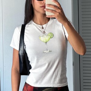 Margarita Baby Tee, Margs Crop Top, Mexico Bachelorette Baby Tee, Cinco De Mayo Baby Tee, Cute Cocktail Shirt, Save Water Drink Tequila