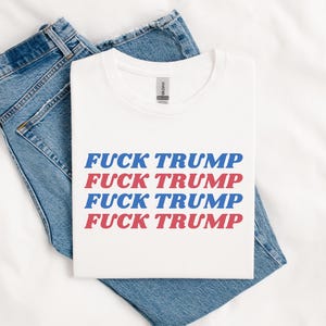 Kamala Harris Fuck Trump 2024 Election Shirt, Kamala Rally Tee, Election 2024, Anti-Trump Shirt, Democrat, Democracy, Liberal, Kamla Voter