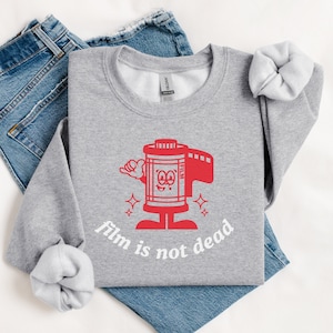 Sudadera con capucha de fotógrafo de cine, regalo para fotógrafo, camiseta de fotógrafo de 35 mm, lindo suéter con cámara de película vintage