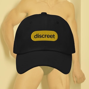 Funny Gay Gift, Gay Embroidered Hat, Funny LGBTQ Hat, Silly Yaoi LGBTQ Embroidery Hat, Gay Pride, Top Bottom Daddy Twink Baseball Cap