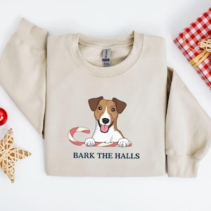 Jack Russell-hond kersttrui, wintertrui cadeau dierenarts, vakantietrui hond eigenaar, schattige hond moeder vader, huisdier ouder
