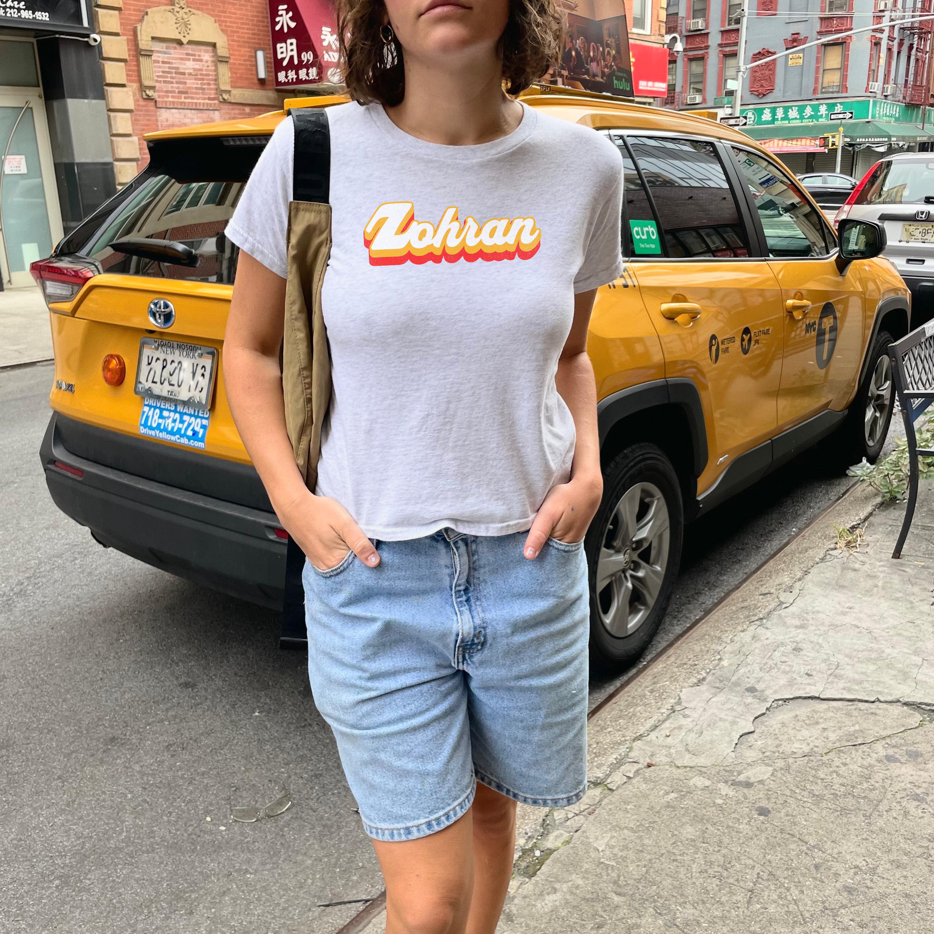 Zohran for Mayor Baby Tee, Hot Girls for Zohran Mamdani Crop Top