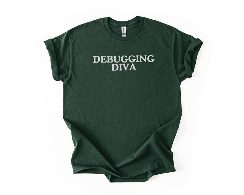 Diva da Depuração, Camiseta de Programadora, Presentes de Programação para Ela, Presente de Melhor Amiga do Trabalho para Amigo Secreto, Engenheiro de Software com Elefante Branco Engraçado imagem 1