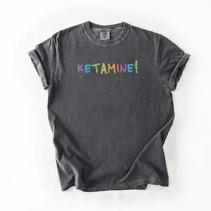 Funny Ketamine Rainbow Shirt, Rave Outfit, Funny Festival Shirt, Unhinged Shirt That Goes Hard, Cursed Weirdcore, Inappropriate Tee