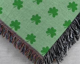 Coperta In Flanella Con Trifoglio Per San Patrizio – Morbida E Leggera 127x152 Cm – Regalo Originale Per Bambini E Adulti, Decorazione Primaverile Per Divano E Letto
