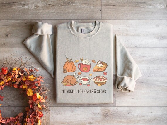 Sudadera Oversize De Calabaza Para Otoño - Mujer, Manga Larga, Cuello Redondo, Estampado De Cosecha