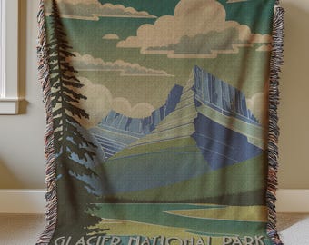 Glacier National Park Blanket Home Decoration