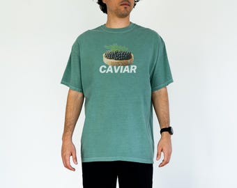 Camiseta de caviar pirata para amantes de la comida, camiseta