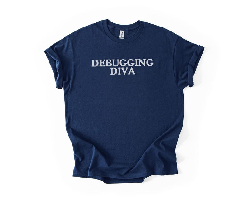 Diva da Depuração, Camiseta de Programadora, Presentes de Programação para Ela, Presente de Melhor Amiga do Trabalho para Amigo Secreto, Engenheiro de Software com Elefante Branco Engraçado imagem 6