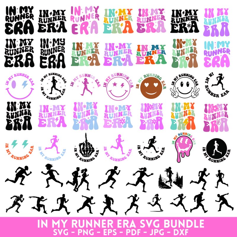 Running Svg - Etsy